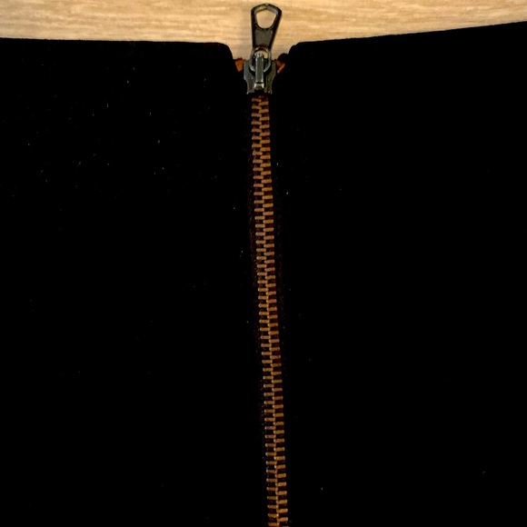 Rag and Bone Leather Side Panel Skirt in Black - Picture 3 of 4